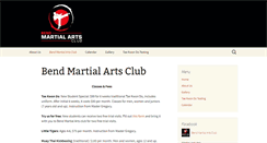 Desktop Screenshot of bendmartialartsclub.com